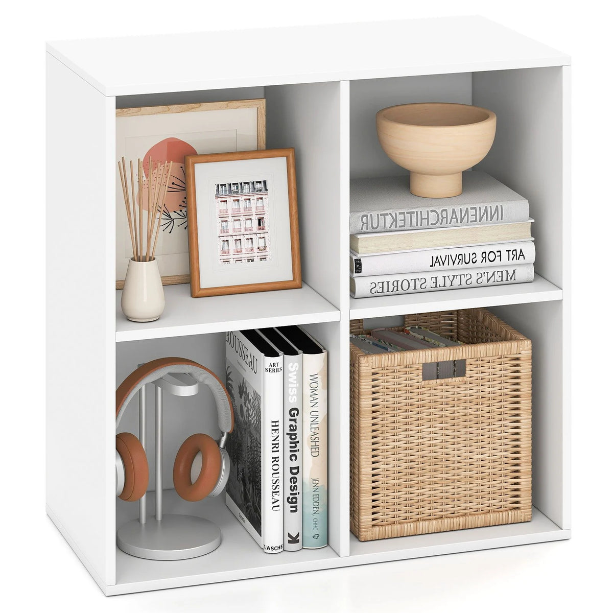 3/4/6/9-cube Bookcase, Space-Saving