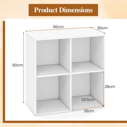 3/4/6/9-cube Bookcase, Space-Saving