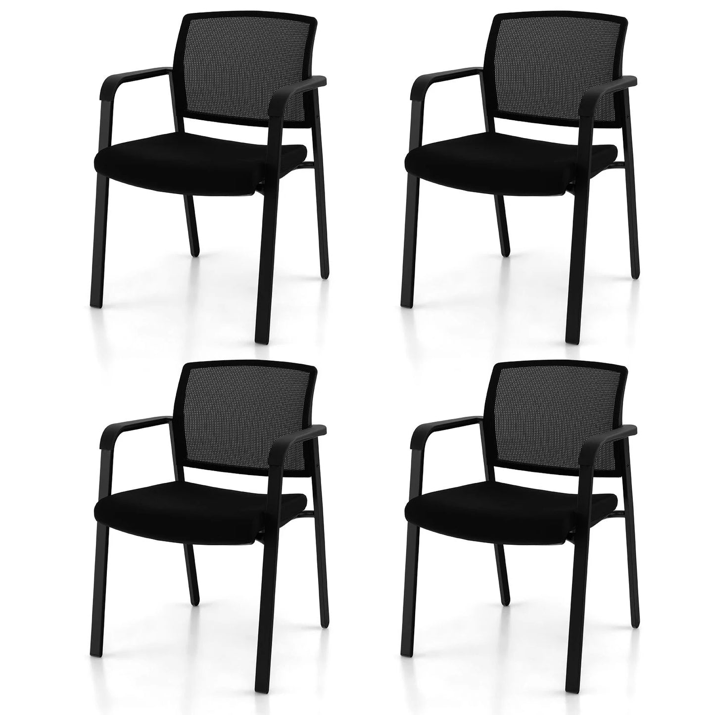 Waiting Room Chairs Set of 2 with Armrests