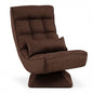 4-Position Adjustable Floor Chair with Swivel Base