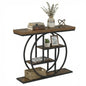 4-Tier Console Table 105CM Entryway Table with Storage Shelves