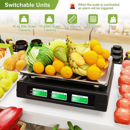 40kg Price Computing Scale with Counting Function