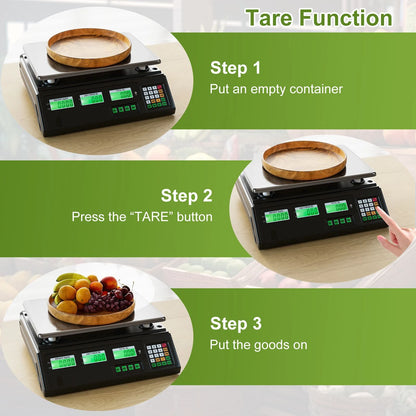 40kg Price Computing Scale with Counting Function