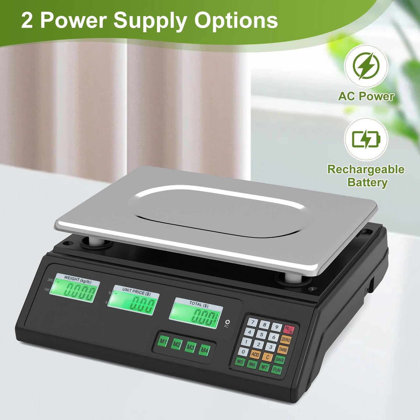 40kg Price Computing Scale with Counting Function