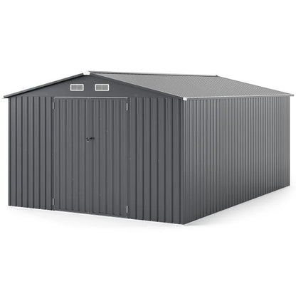 426 cm x 300 cm Outdoor Storage Shed Large Garden Tool House
