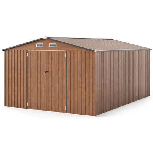 426 cm x 300 cm Outdoor Storage Shed Large Garden Tool House