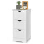 Bathroom Floor Cabinet with 3 Drawers and Cut-Off Handle