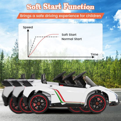 4WD Kids Ride On Sports Car Lamborghini with Taillights