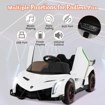 4WD Kids Ride On Sports Car Lamborghini with Taillights