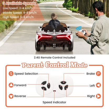 4WD Kids Ride On Sports Car Lamborghini with Taillights