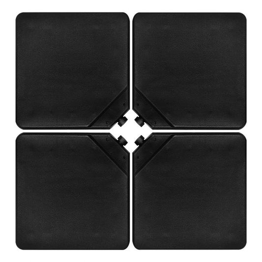 4 Pieces Portable Square Outdoor Umbrella Base with Handle