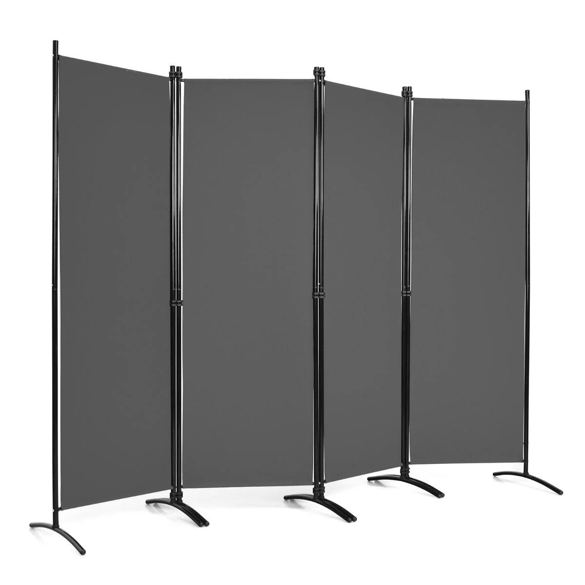 4 Panel Freestanding Wall Privacy Screen Protector (220 x 173cm)