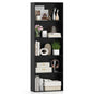 5-Tier Bookshelf with Freestanding Display Shelf and Storage Organizer for Living Room