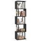 5-Tier Modern Bookshelf with Metal Frame for Home Office
