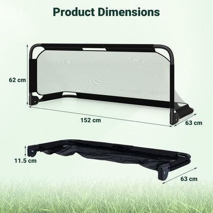 3 x 2 /5 x 3 FT Foldable Soccer Goal for Kids with Net and Ground Stakes
