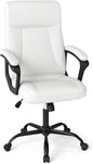 350LBS Big & Tall Executive Office Chair, Height Adjustable Leathaire Computer Desk Chair