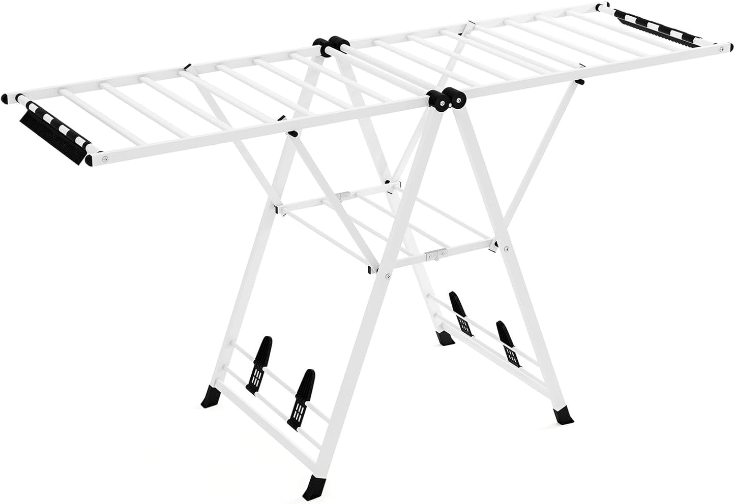 Indoor Outdoor Freestanding Metal Laundry Rack (184x56x99-168cm)
