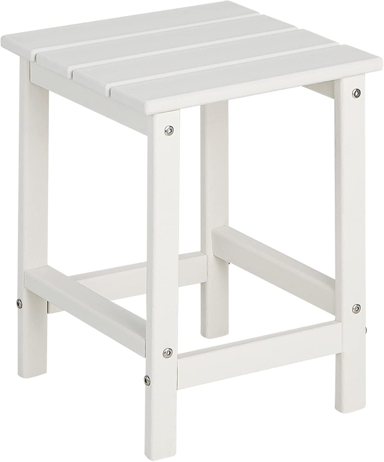 All Weather HDPE Square Adirondack Table Garden Coffee Table