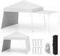Pop up Canopy Tent with 2 Sidewalls Easy Setup Outdoor Sun Shelter