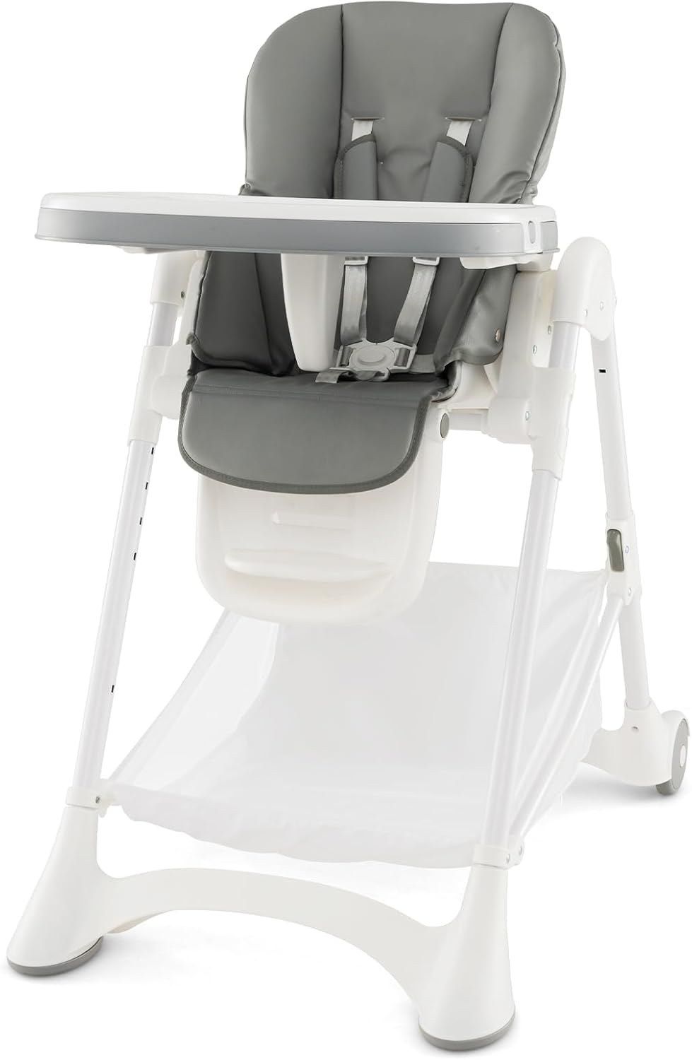 Folding Infants Highchair with Storage Basket