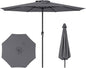 3.5M Water-resistant Patio Umbrella with Crank Handle