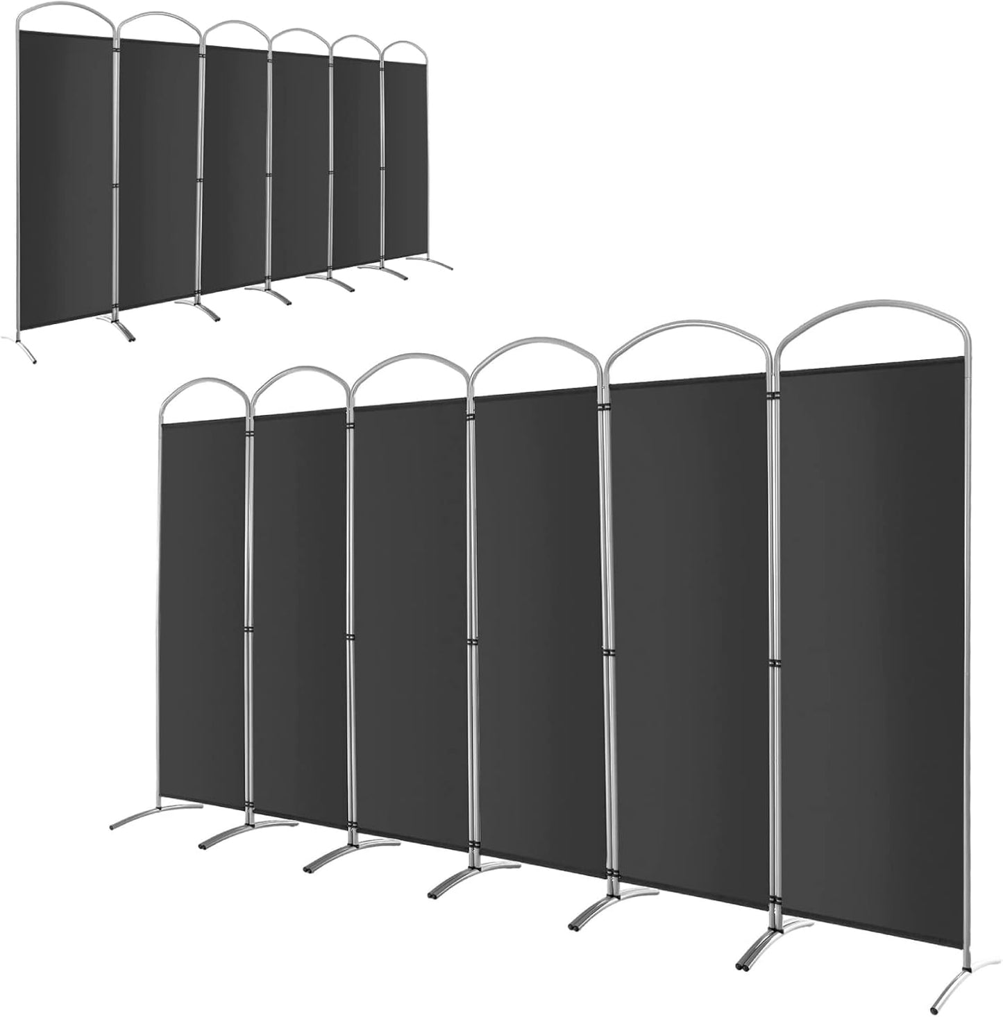 6 Panel Room Divider Freestanding and Folding Design for Home Office