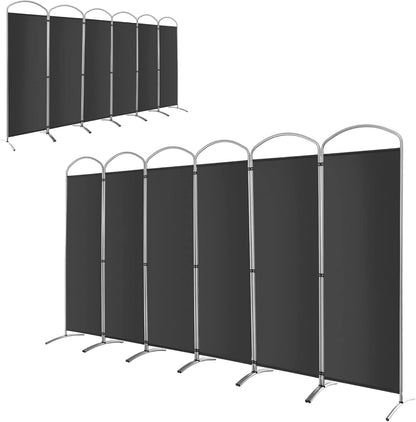 6 Panel Room Divider Freestanding and Folding Design for Home Office