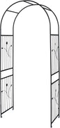 Metal Garden Arch, Large Archway Trellis Pergola Arbour for Rose Vines Climbing Plant