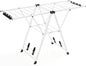 2-Level Clothes Airer Dryer Horse with Height-Adjustable Wings (163x56x99-158cm)