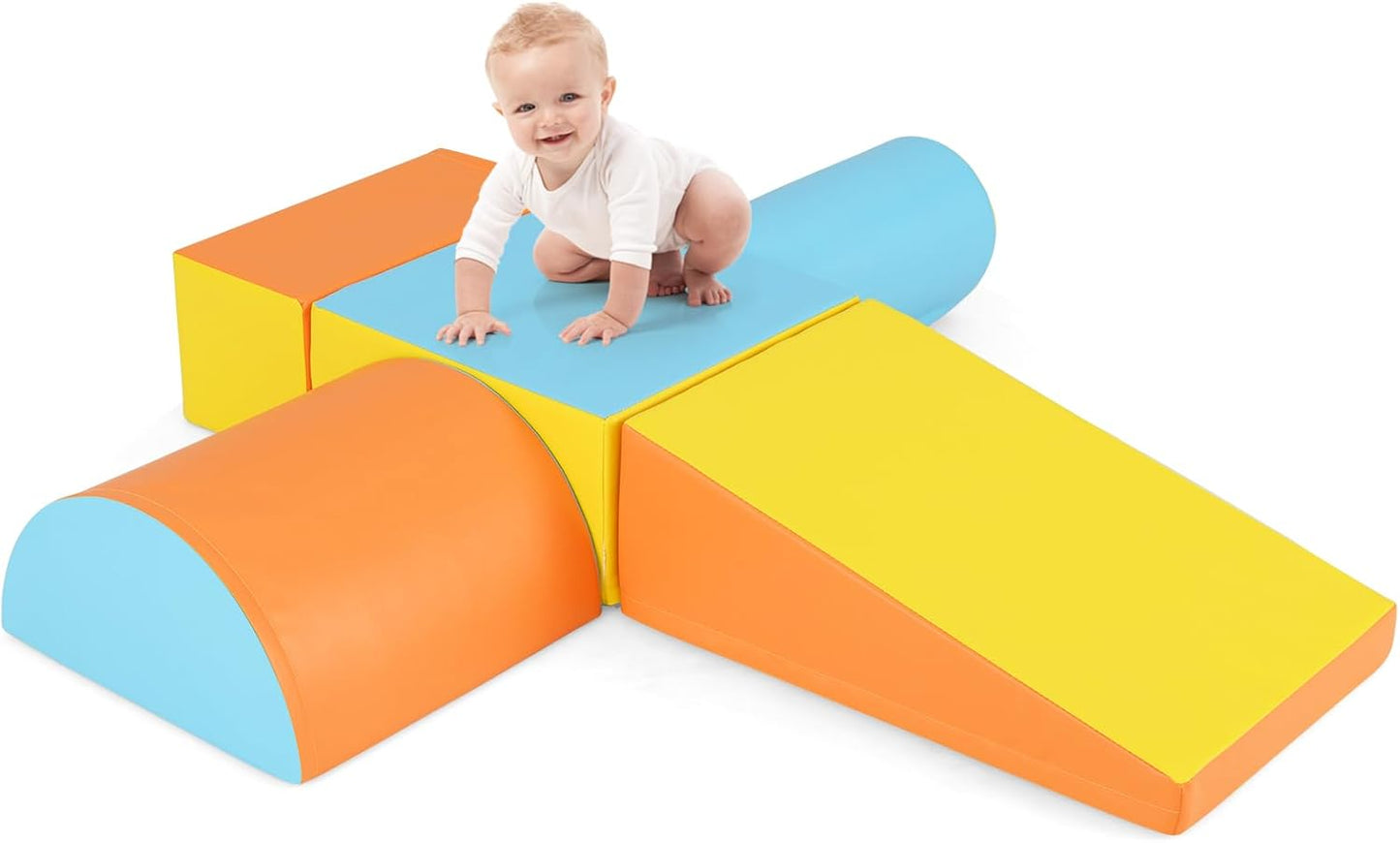 5-Piece Soft Waterproof Kids Climb and Crawl Activity Playset