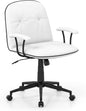 Home Office Office Chair, PU Leather Desk Chair with Rocking Function