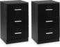 Floor Standing Narrow Wooden Storage Cupboard Organiser Unit for Bedroom