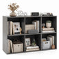 6-Cube Bookcase 3-Tier Storage Organizer with Anti-Tipping Kits for Living Room Study