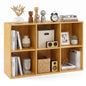 6-Cube Bookcase 3-Tier Storage Organizer with Anti-Tipping Kits for Living Room Study