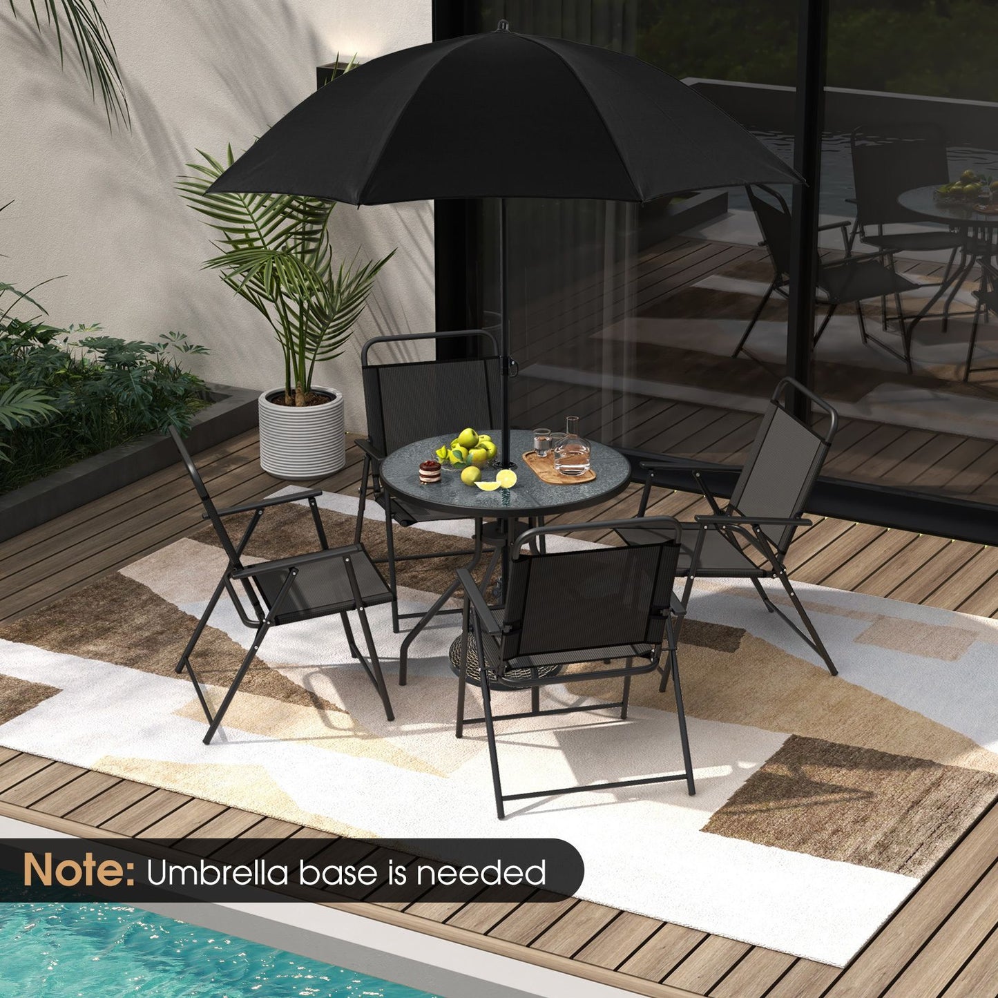 GiantexUK 6 Piece Patio Dining Set