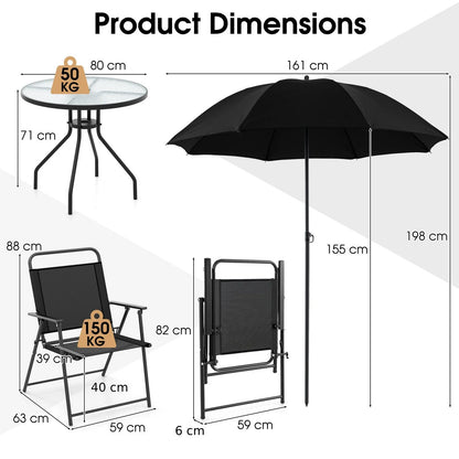 GiantexUK 6 Piece Patio Dining Set