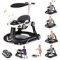 6-in-1 Baby Walker Toddler Push Car with Canopy and Wheels