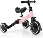 3 in 1 Kids Trike, Folding Baby Tricycle with Adjustable Handlebar and PU Seat