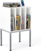 Record Player Stand, Turntable Stand End Sofa Side Table with 4 Vinyl Display Shelves