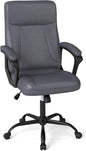 350LBS Big & Tall Executive Office Chair, Height Adjustable Leathaire Computer Desk Chair