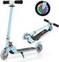 Kids Kick Scooter, Light Up LED 2 Wheeled Scooters for Ages 4 to 13 Children Girls Boys
