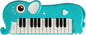 Kids Piano Keyboard, 25 Key Portable Digital Piano with Built-in Music & Light