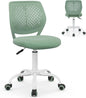 Kids Desk Chair, Height Adjustable Swivel Computer Chair with PU Casters & Gas Lift