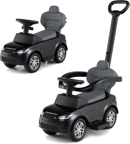 3 in 1 Push Car for Toddlers Licensed Land Rover Discovery Ride on Toy
