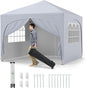 Outdoor Foldable Canopy Tent with 4 Removable Sidewall