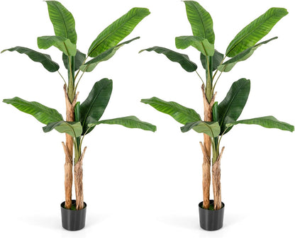 165cm Artificial Fake Banana Tree with 10 Large Leaves