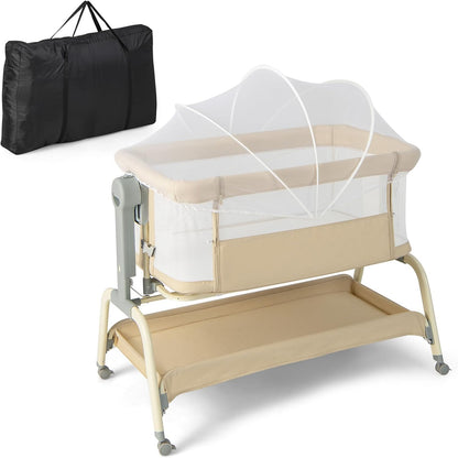 Heights Adjustable Rocking Bassinet with Mattress