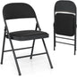 Set of 1/2/4 Folding Padded Party PVC Leather Stackable Chairs
