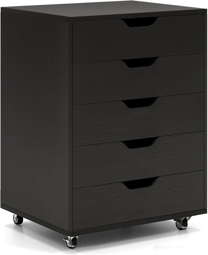 5/7 Drawer Chest with Lockable Wheels for Home Office