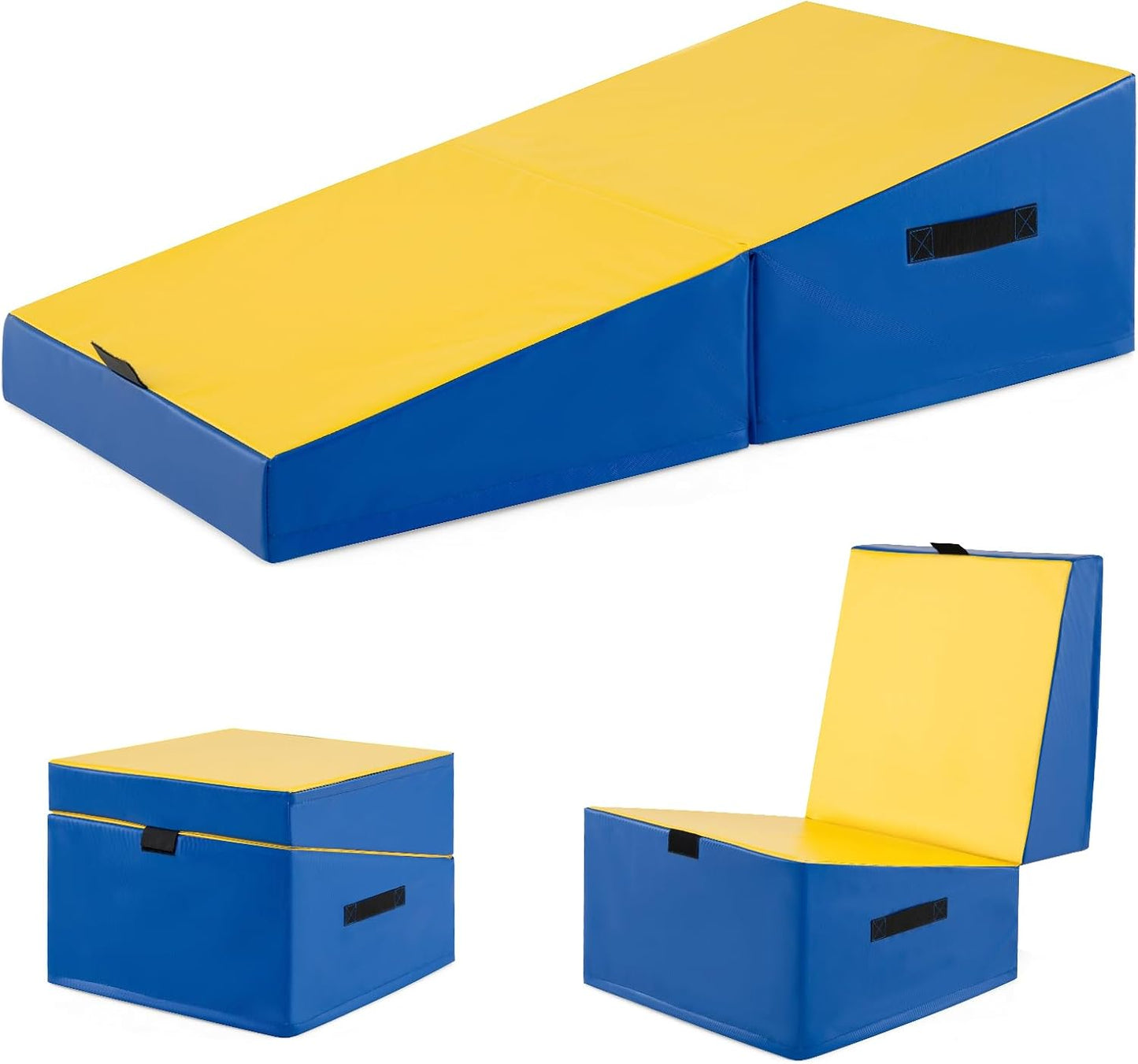 Incline Gymnastics Mat Indoor Outdoor Folding Exercise Yoga Mat